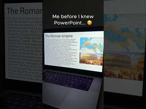 PowerPoint before and after ✨ #powerpoint #presentation #students