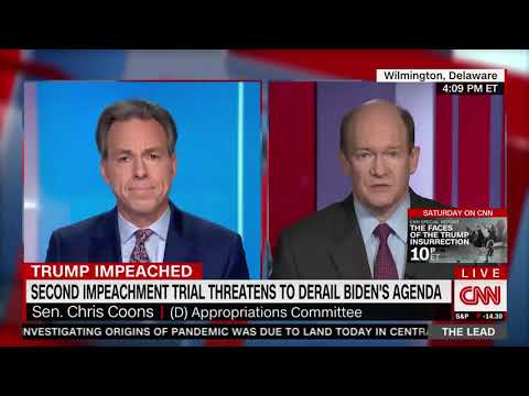 Sen. Coons Joins CNN's Jake Tapper Thursday, January 14