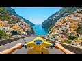 Driving The Amalfi Coast With Original Road Sounds 4K Scenic Journey No Music