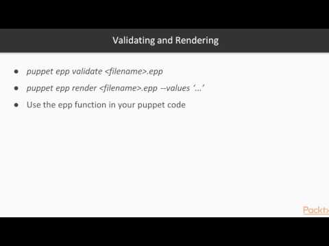 Learning Puppet Understanding Templates | packtpub com