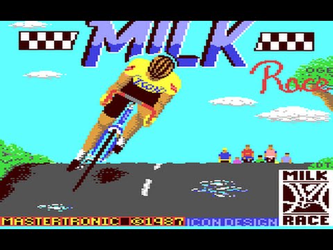 Milk Race Review for the Commodore 64 by John Gage