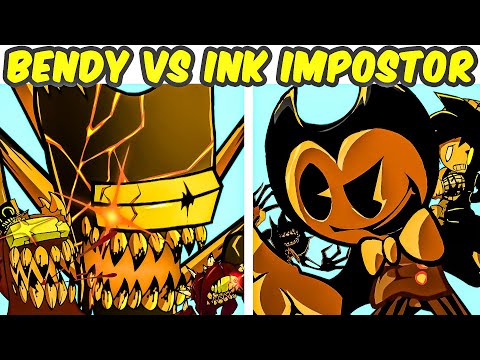 Friday Night Funkin' VS Ink Impostor VS Bendy Dark Revival VS Call of Darkness (FNF MOD/Among Us)