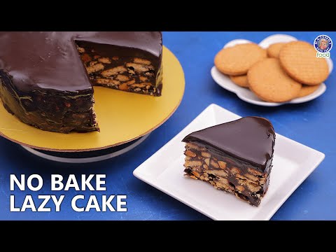 Easy No-Bake Lazy Cake Recipe | Eggless Chocolate Biscuit Cake | Dessert Recipe At Home | Bhumika