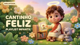 Playlist Gospel Infantil 🎵 Música Cristã Infantil para Um Cantinho Feliz | BIBLIATOON