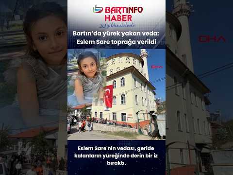 Bartın’da yürek yakan veda 😢