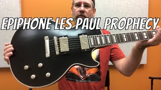 Video thumbnail for Epiphone Les Paul Prophecy - Black Aged Gloss Demo by Ben Coombs