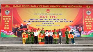 Hội thi nghiệp vụ chữa cháy và cứu nạn, cứu hộ “Tổ liên gia an toàn phòng cháy, chữa cháy