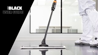 PurMop Black®使用方法｜クリーンルーム用(無菌室)モップ｜原田産業