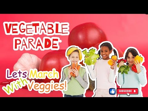 Vegetable Parade | Learn Vegetables with Music | Fun Kids Song | Learn, Sing, and Dance!