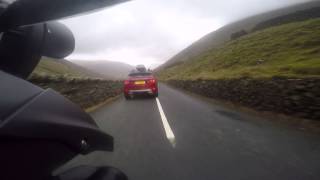 Bmw r1200gsa Kirkstone pass, wet run on the UK's greatest road