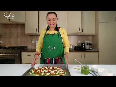 How to Make Caprese flatbread | Sugarush Kitchen