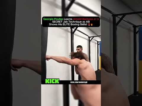 Georgio Poullas Learns Arnold Barboza Jr.’s SECRET Jab Technique as AB Shows His ELITE Boxing Skills