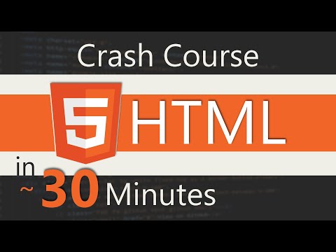 HTML Crash Course In 30 Minutes