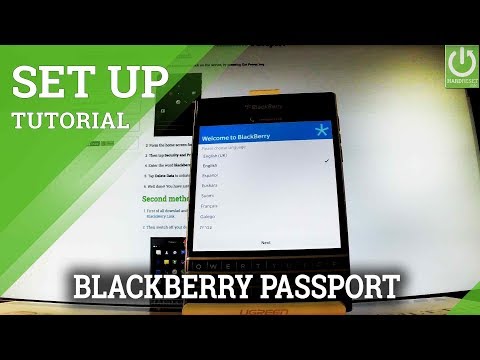 How to Set Up BLACKBERRY Passport - BLACKBERRY Activation Tutorial