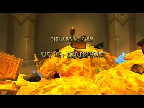 10k+ Gold Per Hour from skinning! Easy gold!
