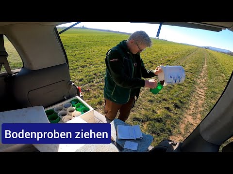 Bodenproben ziehen und Meisterprojekt Vorbereitungen