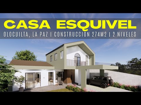 CASA ESQUIVEL | ESTILO CONTEMPORANEO CON TEJA | OLOCUILTA, LA PAZ