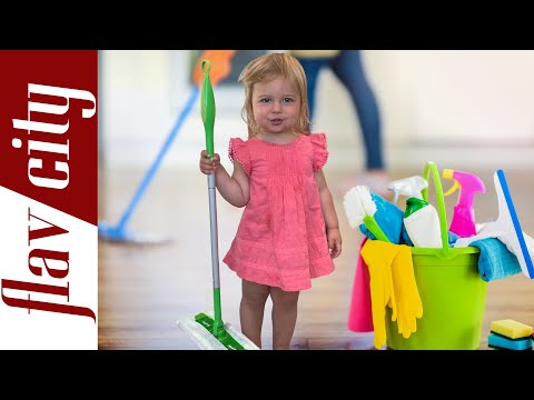 23 Month Old Rose Does Daily Chores