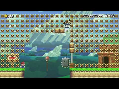 teresaさんへ合作したいです　謎解き? 見た目に騙されるな! by Zだんのひろぽんず - Super Mario Maker - No Commentary 1bs 1bt