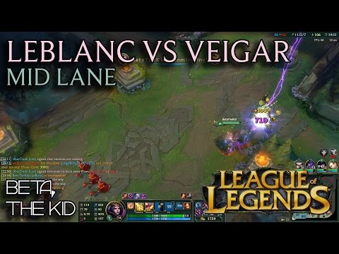 League of Legends (Season 7) - LeBlanc vs. Veigar - MID