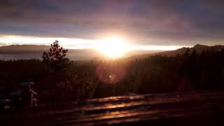 Sunset Timelapse Over Lake Tahoe
