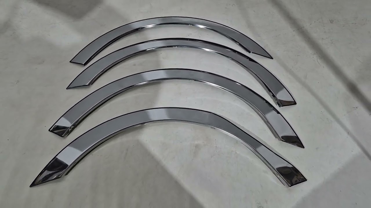 Renault Kangoo 2008–2020 Skærmkantlister (4 stk., rustfrit stål) 2012-2019 Video 1