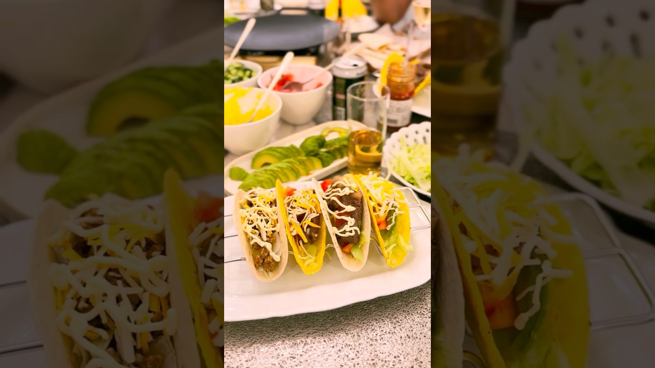 3世帯住宅のある日の夕食🌮❣️#タコスパーティー#今日の晩ごはん #おうちご飯