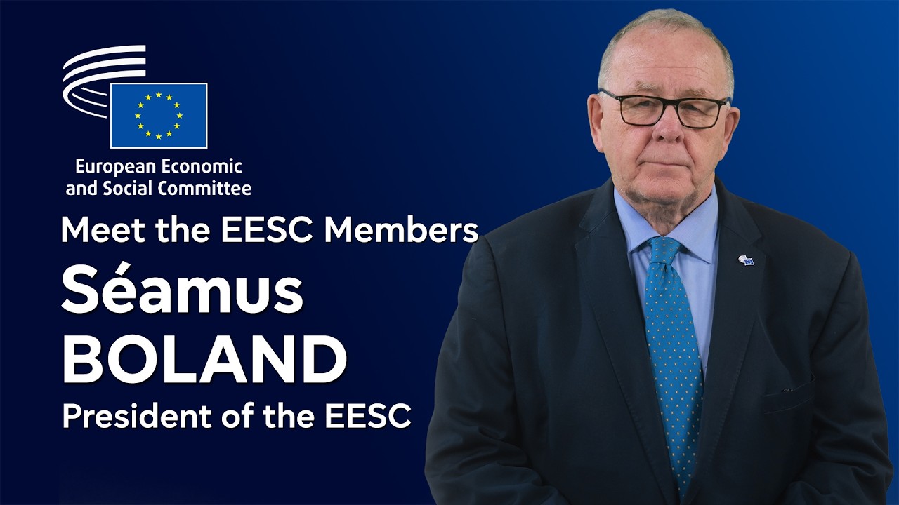 Séamus Boland, President of the EESC | Meet the EESC Members