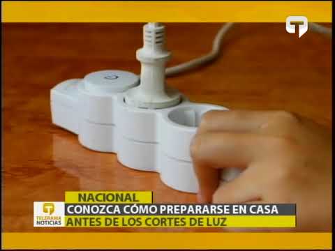 Conozca cómo prepararse en casa antes de los cortes de luz