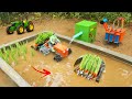 DIY Mini Tractor Electric Water Pump Rice Farming Paddy Transplanter Science Project