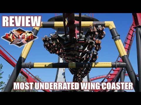 Video review of X-Flight by Canobie Coaster