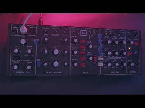 Behringer Model D - Sound Demo 2021 (No Talking)