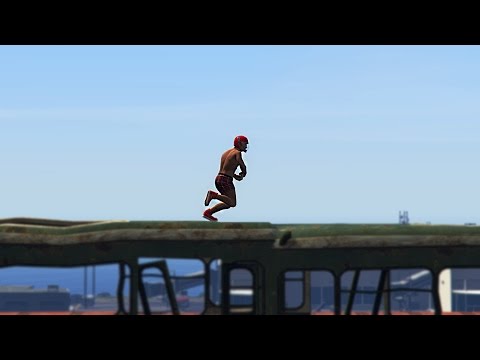 KAKO SAM GA AUTOM UDARIO AUH ! Grand Theft Auto V - Cars VS Runners w/Cale