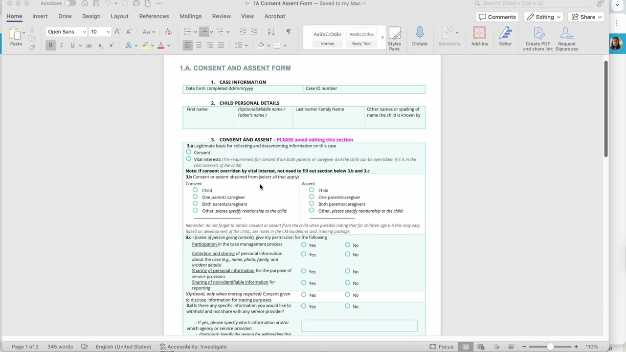 Core Forms Video: 1A Consent and Assent Form