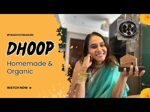 Homemade Organic Dhoop | घरच्या घरी धूप बनवा | DIY Dhoop from Old Flowers 🌸| #TakaauPaasunTikaau 