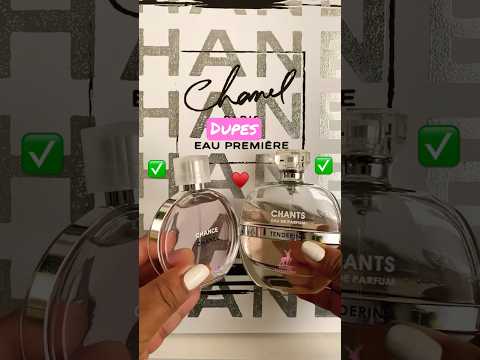 🔴CHANCE EAU TENDRE CHANEL  V/S  🔴CHANTS TENDERINA MAISON ALHAMBRA 😍💖✅ #dupes