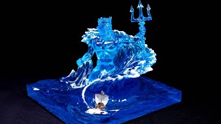 Giant Water Elemental with a Ship
