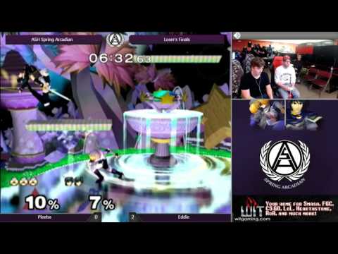 Pleeba (Sheik) vs Eddie (Marth) - ASH Spring Arcadian Melee Loser's Finals