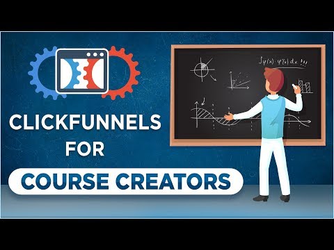 Part of a video titled How to Create and Sell Online Courses with ClickFunnels [Get My ...