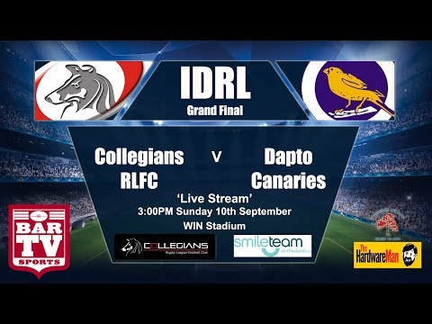 2017 IDRL Grand Final - Collegians Vs Dapto Canaries