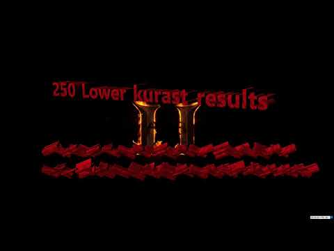 Diablo 2 Ressurected 250 LK runs results