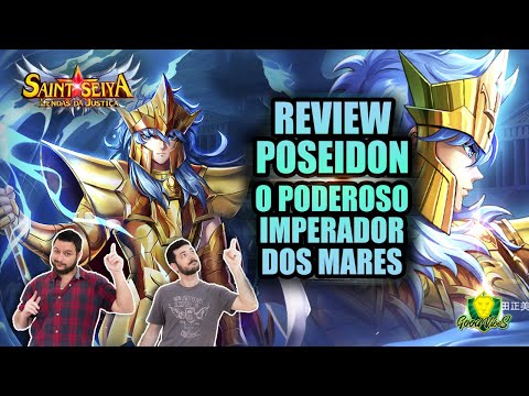 REVIEW COMPLETA do POSEIDON! Tudo SOBRE o IMPERADOR e DEUS dos MARES! Saint Seiya Lendas da Justiça