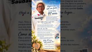HOJE O CÉU ESTÁ EM FESTA... ✨❤️Hoje, 10 de setembro, meu amado Pai faria 97