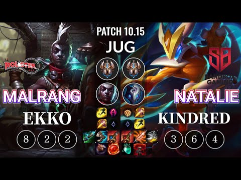 KT Malrang Ekko vs SB Natalie Kindred Jungle - KR Patch 10.15