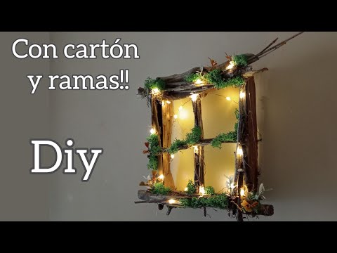 MIRA lo que PUEDES HACER con RAMAS SECAS Y CARTÓN 💕Manualidades con reciclaje ♻️