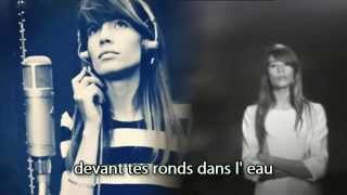 FRANCOISE HARDY Des ronds dans l'eau (1967) - lyrics photo video!