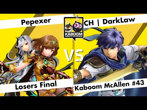 Pepexer (Pyra/Mythra, Snake) vs CH | DarkLaw (Ike) - LF - Kaboom McAllen #43