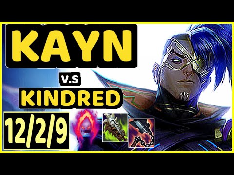 KAYN vs KINDRED - 12/2/9 KDA JUNGLE GAMEPLAY - EUW Ranked MASTER