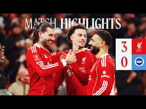 Highlights: Liverpool 3-0 Brighton | Salah, Szoboszlai & Jones in FA Cup win