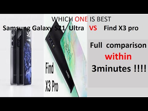 Samsung Galaxy S21 Ultra vs OPPO Find X3 Pro